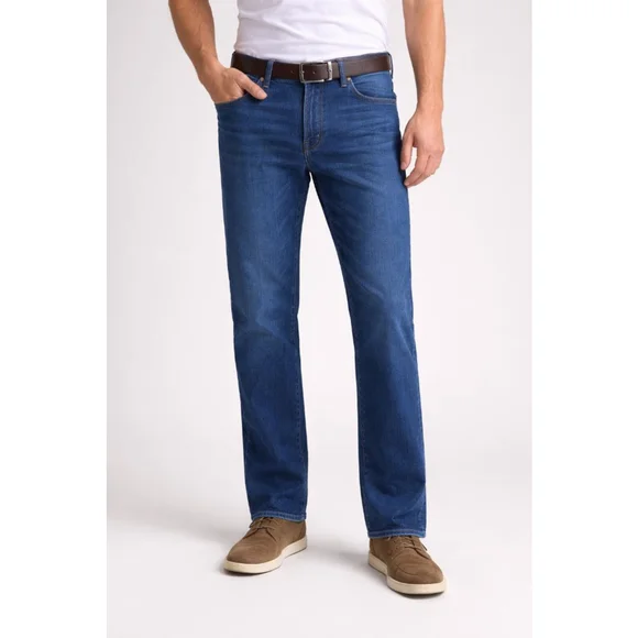 Ermenegildo Zegna Japanese Denim Jeans 35 Luxury Designer Dark Wash Straight Fit - Picture 2 of 7